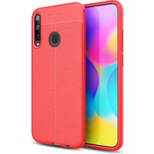 Mey İthalat Mey Ithalat®  Huawei P40 Lite E Kılıf Auto Focus Kapak - Kırmızı