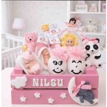 DeMu 40 Uçurma Sepeti Yeni Doğan Sepeti Bebek Sepeti Kırk Uçurma Sepeti Bebek Hediyelik