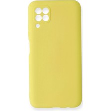 Mey İthalat Mey Ithalat®  Huawei P40 Lite Kılıf Nano Içi Kadife Silikon - Sarı