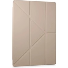 Mey İthalat Mey Ithalat®  Samsung Galaxy X910 Tab S9 Ultra 14.6 Kılıf Kalemlikli Mars Tablet Kılıfı - Rose Gold