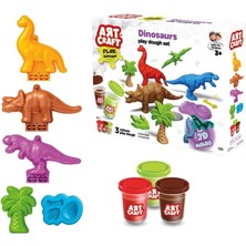 Oyunca 03996 Art Craft Dinozorlar Hamur Set 168 gr -Fentoys