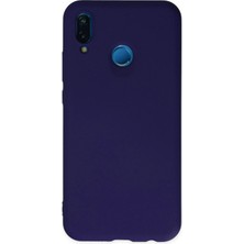 Mey İthalat Mey Ithalat®  Huawei P20 Lite Kılıf Nano Içi Kadife Silikon - Mor