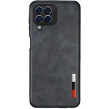 Mey İthalat Mey Ithalat®  Samsung Galaxy M33 Kılıf Loop Deri Silikon - Lacivert