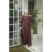 Modal Kumaş Tesettür Boydan Elbise – Rahat Kesim, Şık ve Akıcı Tasarım