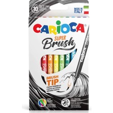 Oyunca Keçeli Boya Süper Brush Fırça Uçlu 10'lu 42937