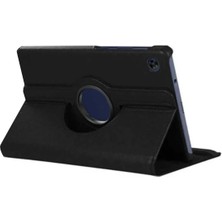 Mey İthalat Mey Ithalat®  Samsung Galaxy Tab A11 360 Tablet Deri Kılıf - Siyah