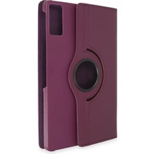 Mey İthalat Mey Ithalat®  Xiaomi Redmi Pad Se Kılıf 360 Tablet Deri Kılıf - Mürdüm