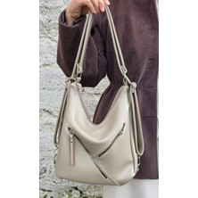 Çantam Gelsin Kadın 5 Bölmeli Iki Ana Bölmeli Omuz ve Sırt Çantası