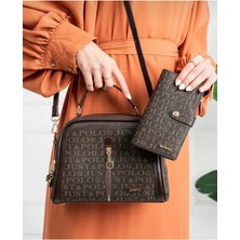 Just Polo Justpolo Kadın Ayarlanabilir Askılı El ve Omuz Çantası ve Cüzdan KOMBINI-TYC00ETC2057