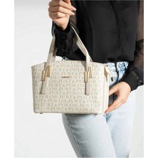 Kadın Yeni Sezon Büyük Boy 5 Bölmeli El ve Omuz Çantası 26X20CM Justpolo TYC0TM2066