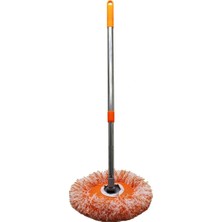 Normadia Yuvarlak Ayarlı Dönerli Mop, Pratik ve Temizlik Kolaylığı Sağlar