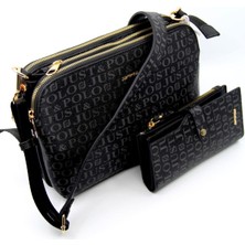 Kadınsiyah Çanta Kartlık Kombini