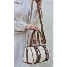 Miami Polo Orijinal Kadın Günlük Silindir Orta Boy El ve Omuz Çantası