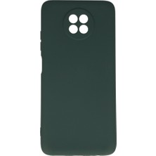 Selfbuysell Xiaomi Redmi Note 9 5g Kılıf Nano Içi Kadife Silikon - Koyu Yeşil