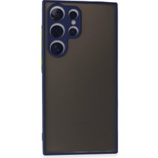 Selfbuysell Samsung Galaxy S24 Ultra Kılıf Montreal Silikon Kapak - Lacivert