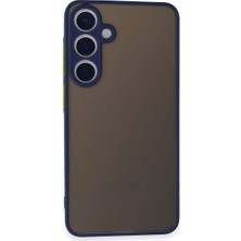 Selfbuysell Samsung Galaxy S24 Kılıf Montreal Silikon Kapak - Lacivert