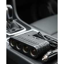 Sbusshop Araç Çakmak Çoklayıcı USB ve Type C Destekli Güçlü ve Güvenli Kullanım - SB001M-48T3R3