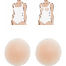 Raftan Topla Göğüs Ucu Gizleyici  Uzun Ömürlü Silikon 4 Adet