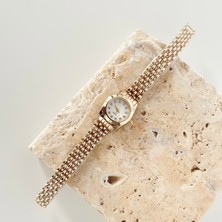 Vesce Atelier Ori Gold Saat Beyaz