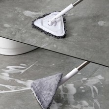 Normadia Uzunluk 150CM Teleskopik Üçgen Mop Seti, Cam, Fayans, Parke Temizliği