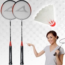 Raftan Topla Badminton Seti (2 Raket + 1 Top)