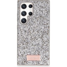 Selfbuysell Onegif Samsung Galaxy S23 Ultra Bright Simli Kapak - Gümüş