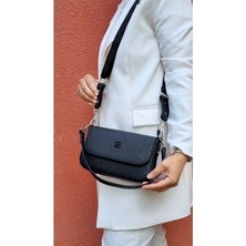 Justpolo Kadın 3 Bölmeli Iki Askılı Baget ve Çapraz Çantası