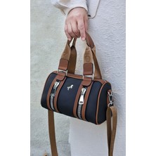 Miami Polo Orijinal Kadın Günlük Silindir Orta Boy El ve Omuz Çantası