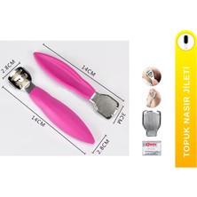 Raftan Topla Profesyonel Nasır Raspası ve Paslanmaz Topuk Rendesi Ayak Bakım Seti