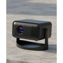 Sbusshop 150 Inç Geniş Ekran Projeksiyon Cihazı Wifi Bluetooth LED Görüntü - SB001M-48U4Q4