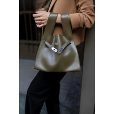 Çantam Gelsin Shopper Bag Kemer Aksesuarlı Omuz Çantası