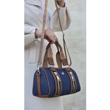 Miami Polo Orijinal Kadın Günlük Silindir Orta Boy El ve Omuz Çantası