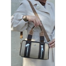 Miami Polo Orijinal Kadın Günlük Silindir Orta Boy El ve Omuz Çantası