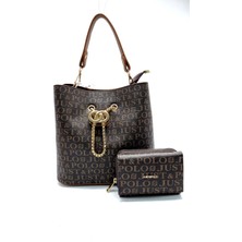 Just Polo Kadın 3 Bölmeli Çanta Cüzdan Takımı TYCET072065