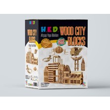Raftan Topla Wood City Blocks Ahşap Şehir Blokları (Kayın Ağacı)