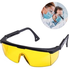 Raftan Topla Laboratuvar Gözlüğü / Çapak Gözlüğü Sarı