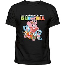 Efendioğlu Design Kısa Kollu Gumball The Amazing World Of Baskılı Pamuklu Çocuk T-Shirt