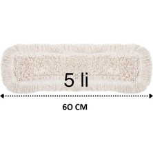 Normadia Yumuşak ve Dayanıklı Nemli Mop Bezi Seti, 5 Adet, Temizlikte Pratik Kullanım