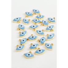 Zero Land Storozde Göz Tek Kulp Mineli Bileklik ve Kolye Ucu Aparatı 1 Adet-Lacivert