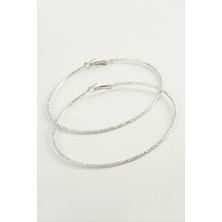 Zero Land Storozde Burgulu Baklava Metal Halka Küpe 8-9-10 Cm-10 cm