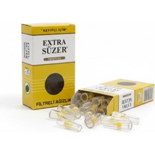 Extra Süzer Filtreli Ağızlık 20’li Paket 400 Adet – Sigara Ağızlığı – Katran Azaltıcı Şeffaf Filtre