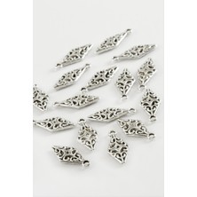 Zero Land Storozde Köşeli Tesbih Püskül Aparatı 50 Gram-Gümüş Rengi