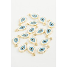 Zero Land Storozde Damla Tek Kulp Mineli Bileklik ve Kolye Ucu Aparatı 1 Adet-Lacivert