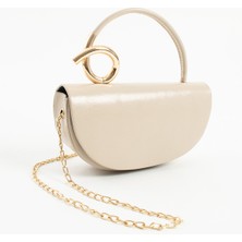 Çantam Gelsin Krem Kadın El ve Omuz Çantası