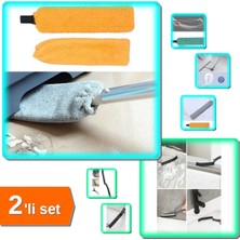 Normadia Pratik Mikrofiber Mop ve Derz Fırçası 2'li Temizlik Seti