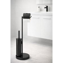 DMR Home Doğal Traverten Taş Banyo Seti – Sıvı Sabunluk ve Diş Fırçalık | Minimal Lüks Tasarım