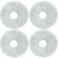 Normadia Yedek Mop Paspas Seti 4'lü, Mi Vacuum Mop S10 PLUS/X10 Plus Uyumlu