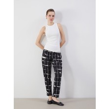 Lc Waikiki Yeni Sezon Beli Lastikli Desenli Kadın Pantolon