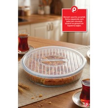 Pazarika Yuvarlak Borcam Kapağı Şeffaf Plastik Saklama Kapağı