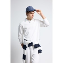 Defacto Erkek Sweat F9324AX/WT32 Off Whıte